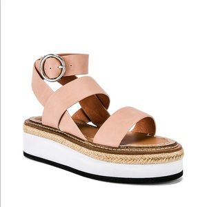 REVOLVE Alias Mae Niki Sandal in Blush